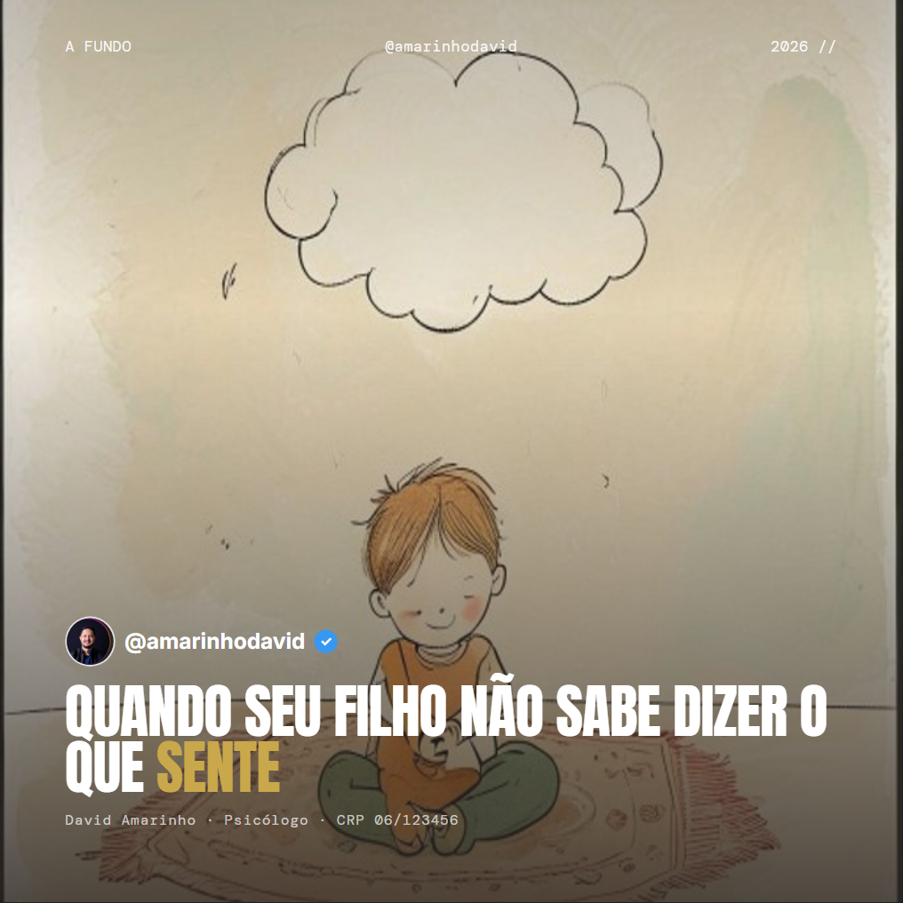 Slide 1 de 10, Ilustrado: capa com doodle de uma criança abraçada a um ursinho num tapete, paleta quente creme, título e a linha do CFP.