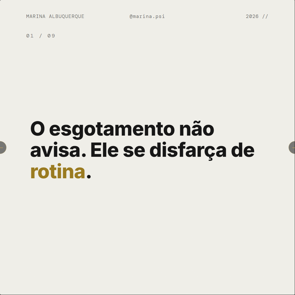 Slide 2 de 10, Minimal: abertura tipográfica em fundo escuro contextualizando o tema.